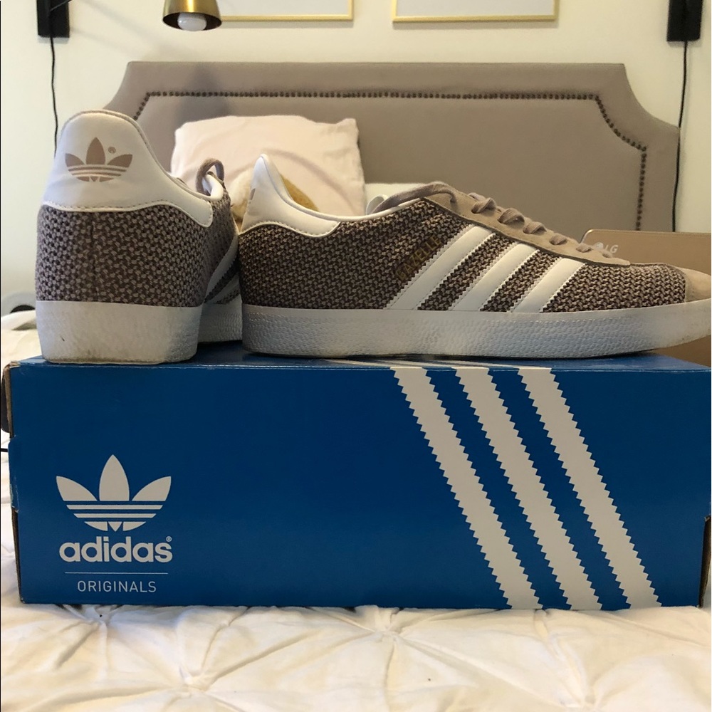 Adidas Gazelle Sneaker - Vapor Grey/White